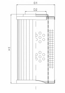 D137G03A hydraulic filter element