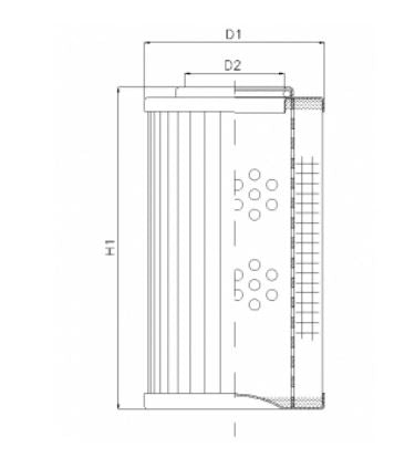 D140T300A hydraulic filter element