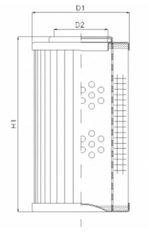 D141G03AV/ESD hydraulic filter element