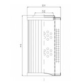 D141G15A hydraulic filter element