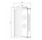 D141GW25AV hydraulic filter element
