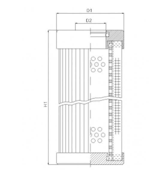 D141T10B hydraulic filter element