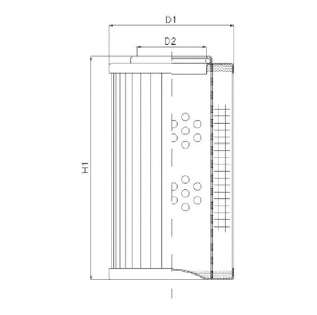 D141T40AV Filter element for pressure filter