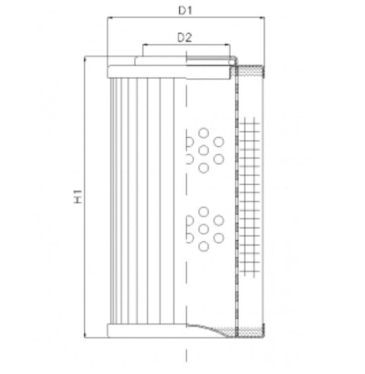 D141T60B hydraulic filter element