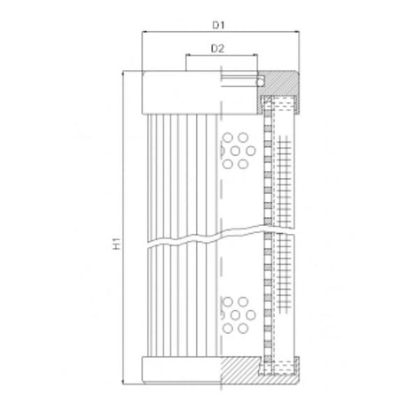D154G10B hydraulic filter element