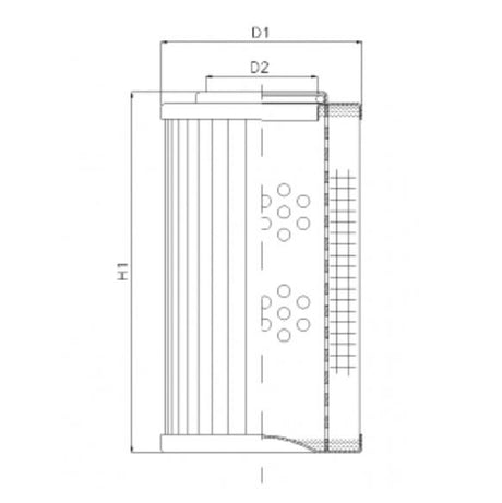 D154T10A hydraulic filter element