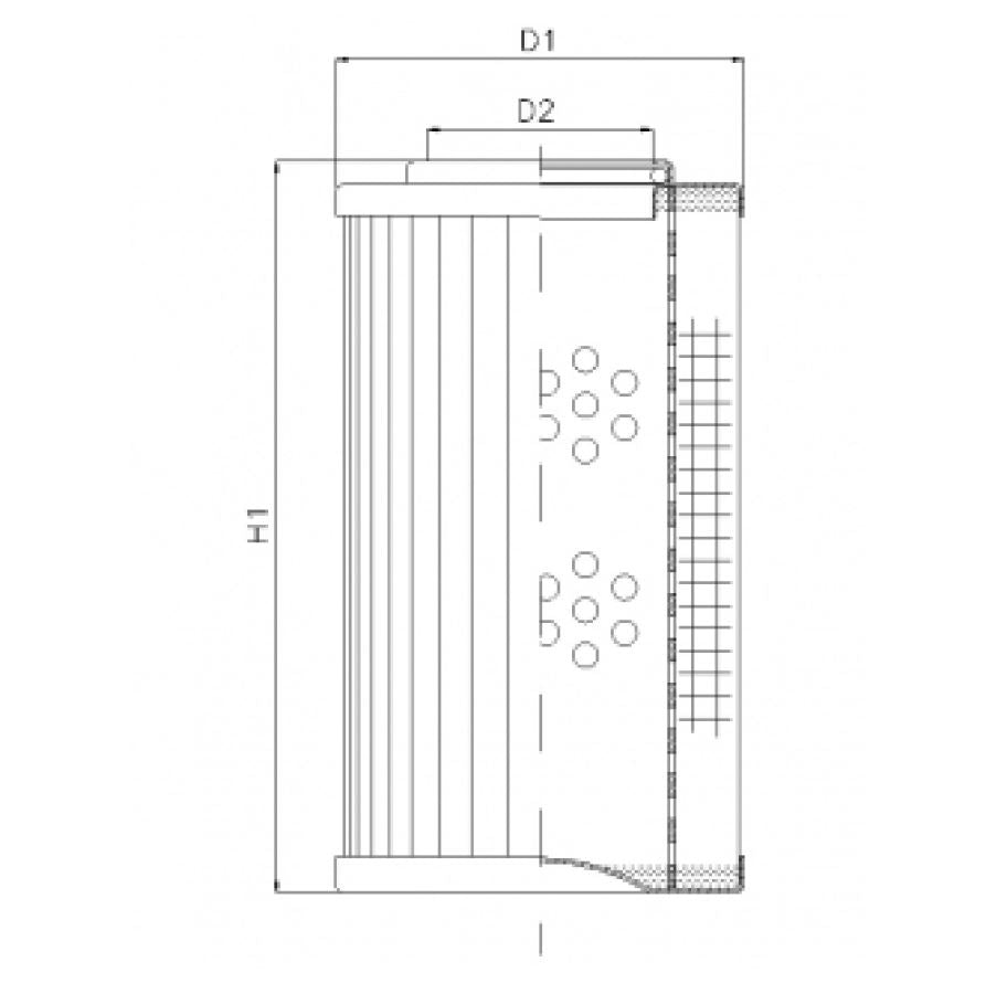 D156G15A hydraulic filter element