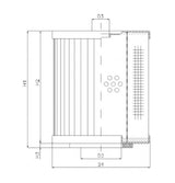 D220T60 hydraulic filter element