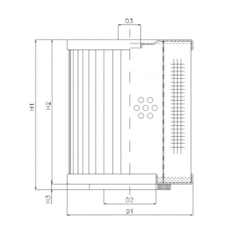 D220T60 hydraulic filter element