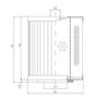 D261T25 hydraulic filter element