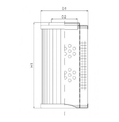 D312G03A hydraulic filter element