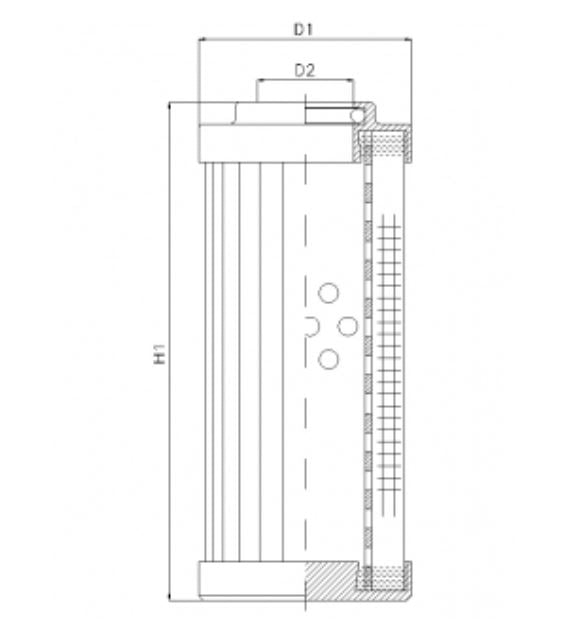 D511G10B hydraulic filter element