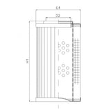 D612T60 hydraulic filter element