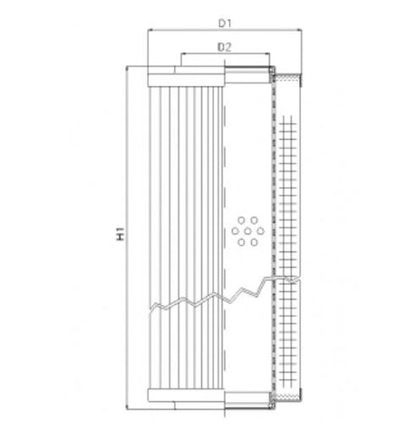 D622C10 hydraulic filter element