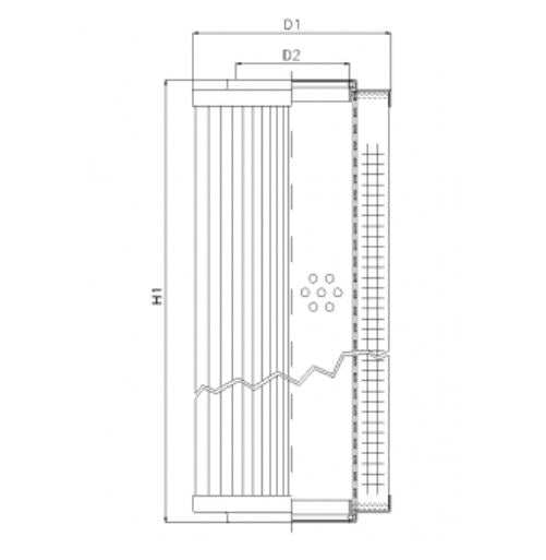 D624C10 hydraulic filter element