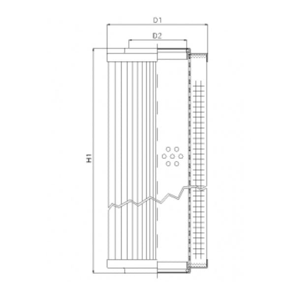 D624G10 hydraulic filter element