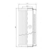 D624G10 hydraulic filter element