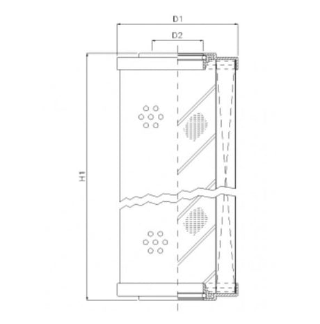 D650C03AV hydraulic filter element