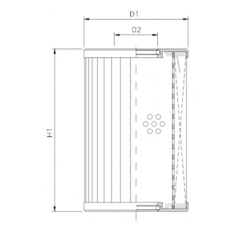 D650G10B hydraulic filter element