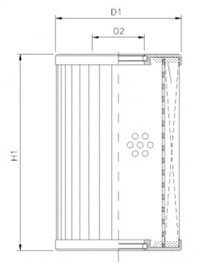 D651G03BV hydraulic filter element