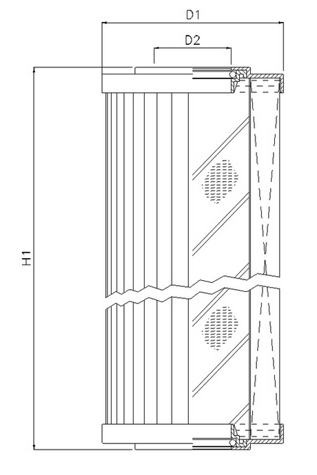 D651T10A filter element for pressure filter