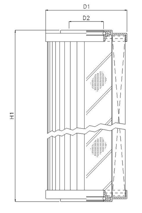 D651T10A filter element for pressure filter