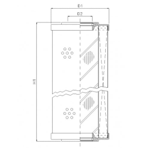D652C03AV hydraulic filter element
