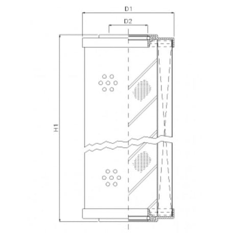 D652C10A hydraulic filter element