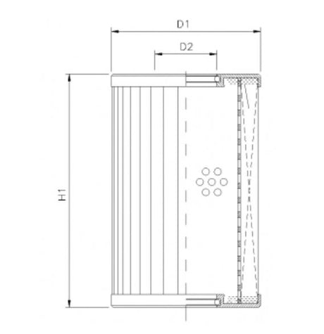 D660G03B hydraulic filter element