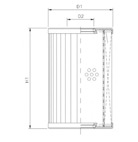 D660G10B hydraulic filter element
