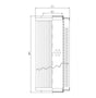 D663G06A hydraulic filter element