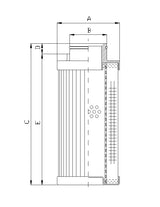 D720G06A Filter element for pressure filter