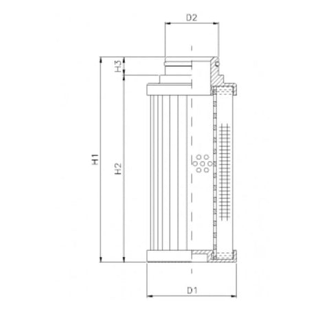 D721G06B hydraulic filter element
