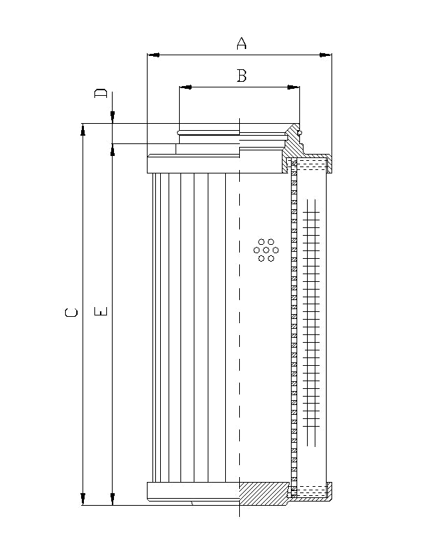 D730G06BV filter element for pressure filter