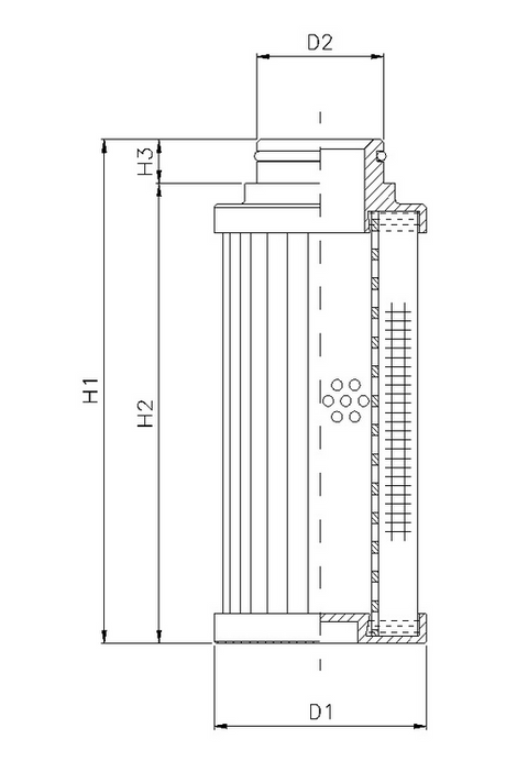 D770G25B filter element for pressure filter