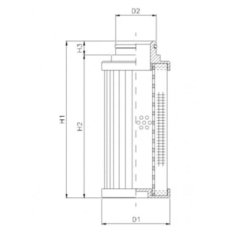 D780G06B hydraulic filter element