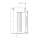 D780G10BV hydraulic filter element