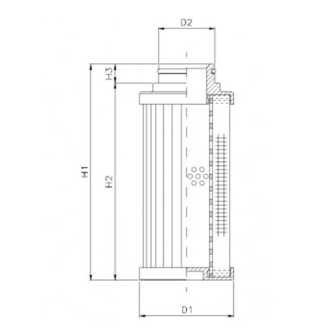 D780G10BV hydraulic filter element