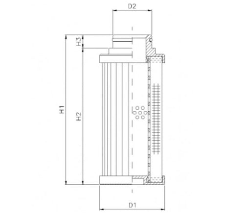 D781G03B hydraulic filter element