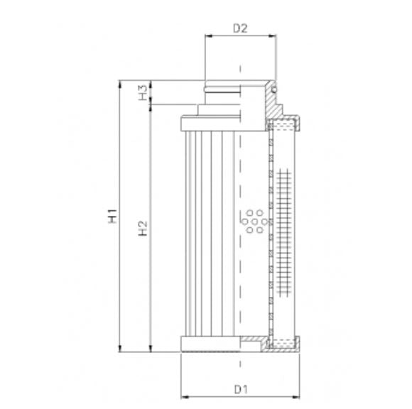 D790G03B hydraulic filter element
