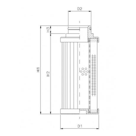 D791G06BV Filter element for pressure filter