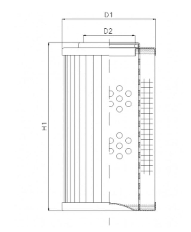 D810G10AV Filter element for pressure filter