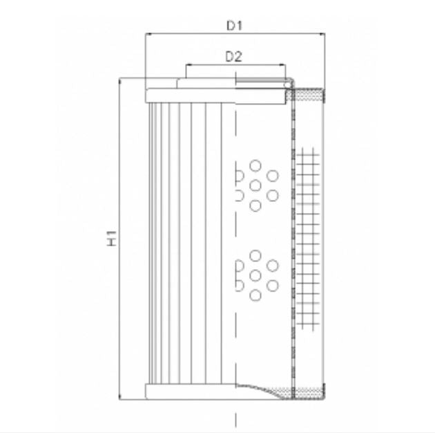 D811G25A hydraulic filter element