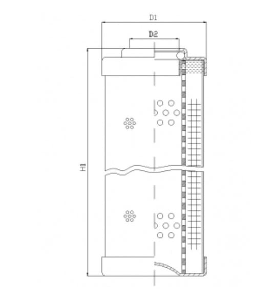 D821C10A hydraulic filter element