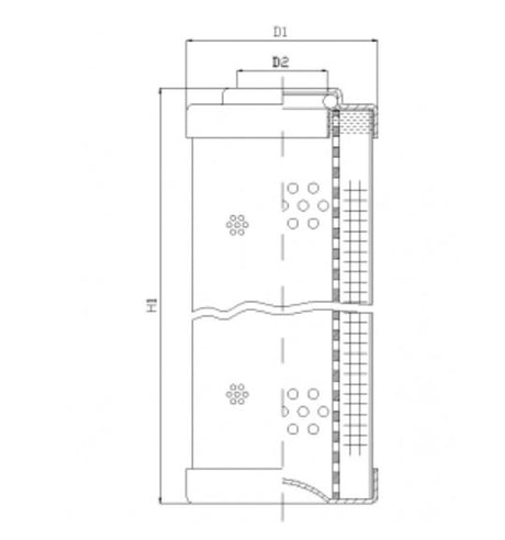D821C10A hydraulic filter element