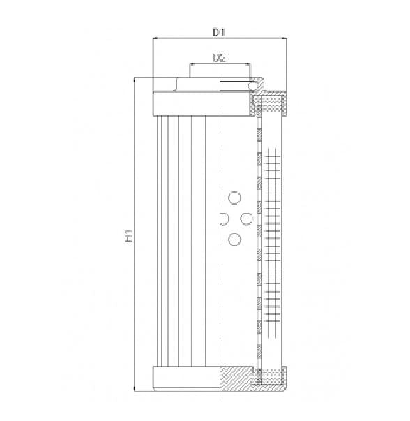 D821G06B hydraulic filter element