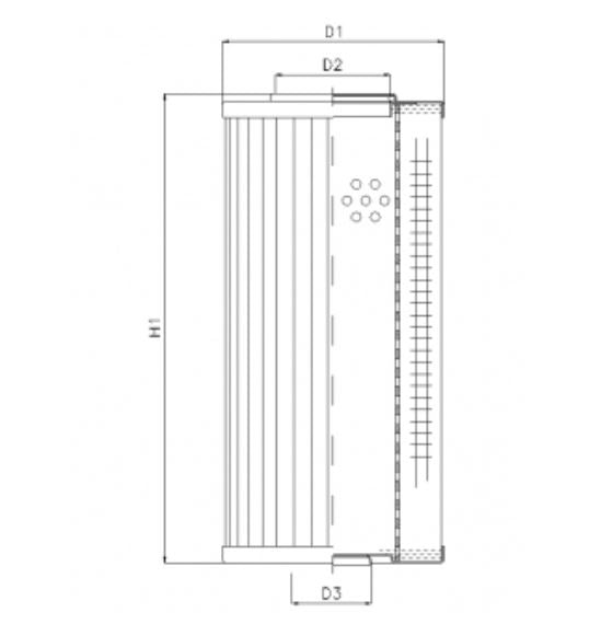 D921T40A hydraulic filter element