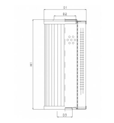 D932T40AV Filter element for pressure filter