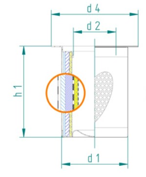 DB2473 air/oil separator element