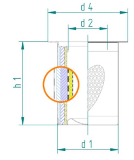 DB2566 air/oil separator element
